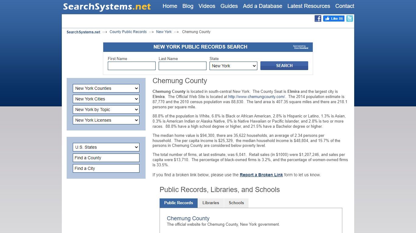 Chemung County Criminal and Public Records